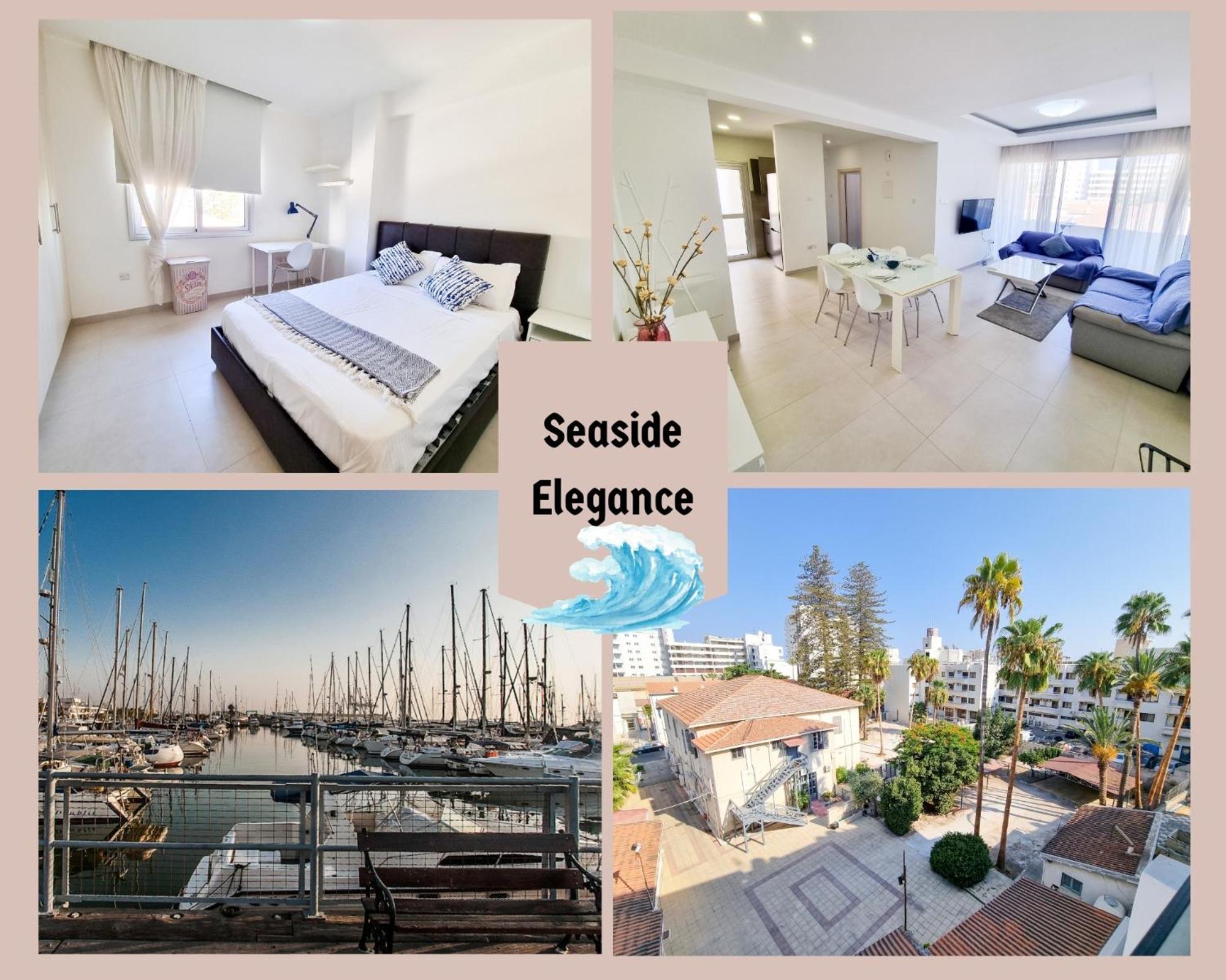 Seaside Elegance Retreat Apartment Larnaca Exterior photo
